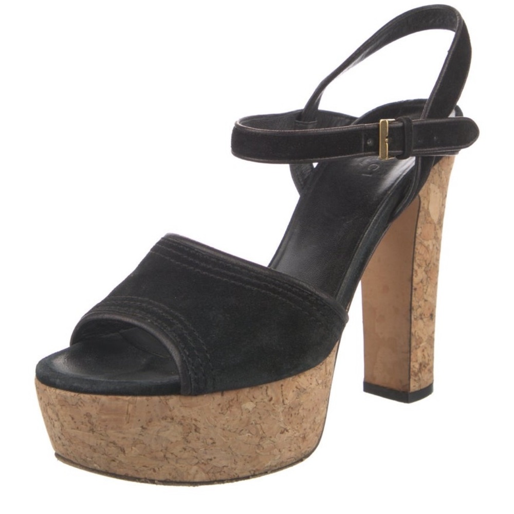 Gucci Suede Platforms